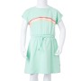 Vestido infantil con cordón verde chillón 104 de , Vestidos de niños - Ref: Foro24-10615, Precio: 10,91 €, Descuento: %