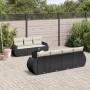 8-piece garden sofa set and black synthetic rattan cushions by , Garden sets - Ref: Foro24-3253463, Price: 547,07 €, Discount: %