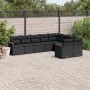 8-piece garden sofa set and black synthetic rattan cushions by , Garden sets - Ref: Foro24-3258702, Price: 632,67 €, Discount: %