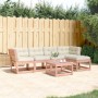 Douglas 5-piece garden sofa set with solid wood cushions by , Garden sets - Ref: Foro24-3217013, Price: 468,02 €, Discount: %