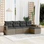 Garden sofa set with cushions 5 pieces gray synthetic rattan by , Garden sets - Ref: Foro24-3252427, Price: 364,50 €, Discoun...