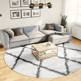 Modern high pile rug PAMPLONA cream and black Ø 280 cm by , Rugs - Ref: Foro24-375381, Price: 139,03 €, Discount: %