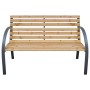 Solid fir wood garden bench 112 cm by , garden benches - Ref: Foro24-319573, Price: 83,59 €, Discount: %