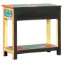 Hand painted solid mango wood console table 80x35x75 cm by vidaXL, Side tables - Ref: Foro24-286159, Price: 199,24 €, Discoun...