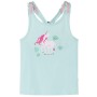 Light mint green children's tank top 128 by , Kids T-shirts - Ref: Foro24-10672, Price: 9,99 €, Discount: %