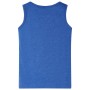 Blaues Melange-Tanktop für Kinder 128 von , Kinder-T-Shirts - Ref: Foro24-11662, Preis: 7,68 €, Rabatt: %