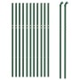 Cerca de alambre de acero galvanizado verde 0,8x25 m de , Paneles de vallas - Ref: Foro24-154056, Precio: 124,99 €, Descuento: %