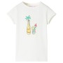 Ecru children's t-shirt 92 by , Kids T-shirts - Ref: Foro24-11489, Price: 8,99 €, Discount: %