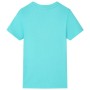 Kurzarm-T-Shirt für Kinder in Aquamarinfarbe 128 von , Kinder-T-Shirts - Ref: Foro24-11622, Preis: 7,82 €, Rabatt: %