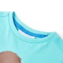 Kurzarm-T-Shirt für Kinder in Aquamarinfarbe 128 von , Kinder-T-Shirts - Ref: Foro24-11622, Preis: 7,82 €, Rabatt: %