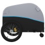 Black and blue iron bicycle trailer 45 kg by , Bicycle trailers - Ref: Foro24-94149, Price: 82,99 €, Discount: %