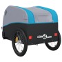 Black and blue iron bicycle trailer 45 kg by , Bicycle trailers - Ref: Foro24-94149, Price: 82,99 €, Discount: %