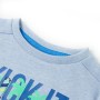 Kinder-Sweatshirt Soft Blue Melange 104 von , Kinder-T-Shirts - Ref: Foro24-11970, Preis: 10,99 €, Rabatt: %