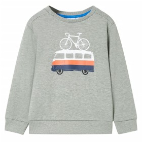 Children's sweatshirt light khaki mélange 104 by , Kids T-shirts - Ref: Foro24-12055, Price: 10,72 €, Discount: %