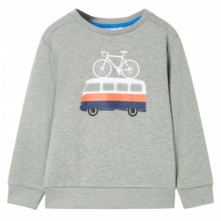 Children's sweatshirt light khaki mélange 104 by , Kids T-shirts - Ref: Foro24-12055, Price: 10,72 €, Discount: %