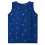 Dark blue children's sleeveless T-shirt 116 by , Kids T-shirts - Ref: Foro24-12351, Price: 7,64 €, Discount: %