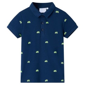 Navy blue children's polo shirt 92 by , Kids T-shirts - Ref: Foro24-12159, Price: 12,99 €, Discount: %