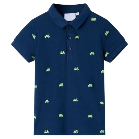 Polo infantil azul marino 92 de , Camisetas para niños - Ref: Foro24-12159, Precio: 12,99 €, Descuento: %