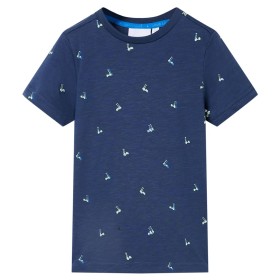 Camiseta infantil azul oscuro 116 de , Camisetas para niños - Ref: Foro24-11951, Precio: 7,99 €, Descuento: %