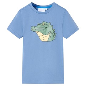 Camiseta infantil azul medio 92 de , Camisetas para niños - Ref: Foro24-12069, Precio: 9,99 €, Descuento: %