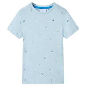 Camiseta infantil azul claro 104 de , Camisetas para niños - Ref: Foro24-11945, Precio: 9,99 €, Descuento: %