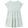 Vestido infantil de mangas con volantes verde menta 116 de , Vestidos de niños - Ref: Foro24-11511, Precio: 11,71 €, Descuent...