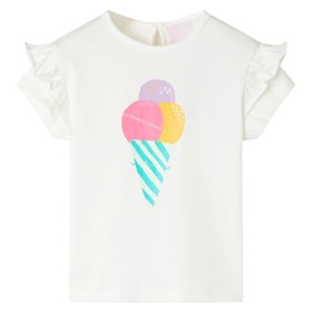 Child's t-shirt in off-white color, size 104. by , Kids T-shirts - Ref: Foro24-11530, Price: 7,99 €, Discount: %