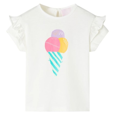 Camiseta infantil color crudo 128 de , Camisetas para niños - Ref: Foro24-11532, Precio: 8,99 €, Descuento: %