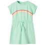 Vestido infantil con cordón verde chillón 140 de , Vestidos de niños - Ref: Foro24-10618, Precio: 12,84 €, Descuento: %