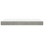 Light gray velvet pocket spring mattress 120x190x20 cm by , Mattresses - Ref: Foro24-4007154, Price: 184,84 €, Discount: %