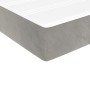 Colchón muelles ensacados terciopelo gris claro 120x190x20 cm de , Colchones - Ref: Foro24-4007154, Precio: 184,84 €, Descuen...