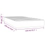 Light gray velvet pocket spring mattress 120x190x20 cm by , Mattresses - Ref: Foro24-4007154, Price: 184,84 €, Discount: %