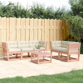 Douglas 5-piece garden sofa set with solid wood cushions by , Garden sets - Ref: Foro24-3217003, Price: 547,31 €, Discount: %