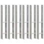 Fence anchors 6 units galvanized steel silver 8x6x60 cm by vidaXL, Spikes for anchoring in the ground - Ref: Foro24-145297, P...