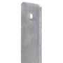 Anclajes de valla 6 uds acero galvanizado plateado 8x6x60 cm de vidaXL, Puntas para anclaje en el suelo - Ref: Foro24-145297,...