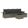 Set de muebles de jardín 6 pzas y cojines ratán sintético gris de , Conjuntos de jardín - Ref: Foro24-3252437, Precio: 439,86...