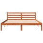 Estructura de cama madera maciza pino marrón cera 160x200 cm de , Camas y somieres - Ref: Foro24-844147, Precio: 98,13 €, Des...