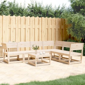 Set mit 6 Gartensofas aus massivem Kiefernholz von , Gartensets - Ref: Foro24-3217015, Preis: 410,92 €, Rabatt: %