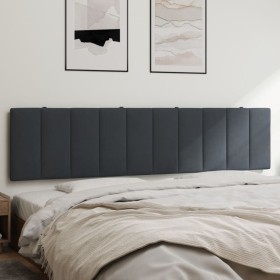 Dark gray velvet padded bed headboard 200 cm by , Headboards and footboards - Ref: Foro24-374690, Price: 134,99 €, Discount: %