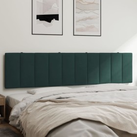 Dark green velvet padded bed headboard 200 cm by , Headboards and footboards - Ref: Foro24-374692, Price: 123,99 €, Discount: %