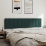 Cabecero de cama acolchado terciopelo verde oscuro 200 cm de , Cabeceros y pies de cama - Ref: Foro24-374692, Precio: 65,01 €...