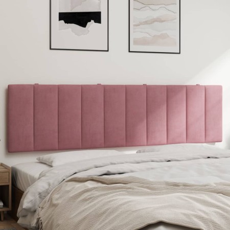 Pink velvet padded bed headboard 180 cm by , Headboards and footboards - Ref: Foro24-374686, Price: 60,09 €, Discount: %