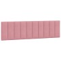 Pink velvet padded bed headboard 180 cm by , Headboards and footboards - Ref: Foro24-374686, Price: 60,09 €, Discount: %