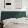 Dark green velvet padded bed headboard 160 cm by , Headboards and footboards - Ref: Foro24-374678, Price: 108,99 €, Discount: %