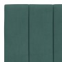 Dark green velvet padded bed headboard 80 cm by , Headboards and footboards - Ref: Foro24-374646, Price: 34,84 €, Discount: %