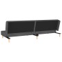 Sofá cama de 2 plazas con dos almohadas tela gris oscuro de , Sofás - Ref: Foro24-375888, Precio: 224,06 €, Descuento: %