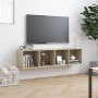 Estantería/mueble de TV roble Sonoma 143x30x36 cm de vidaXL, Estantes y estanterías - Ref: Foro24-800264, Precio: 53,97 €, De...