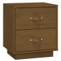 Bedside table solid honey brown pine wood 40x34x45 cm by vidaXL, Nightstands - Ref: Foro24-818331, Price: 79,99 €, Discount: %