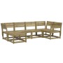 6-piece garden sofa set made of impregnated pine wood by , Garden sets - Ref: Foro24-3217034, Price: 471,99 €, Discount: %