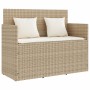 Gartenbank mit Kissen synthetisches Rattan beige von , Gartenbänke - Ref: Foro24-365764, Preis: 208,99 €, Rabatt: %